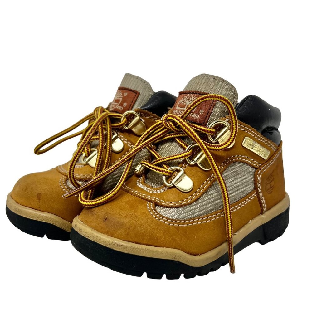 Timberland Toddler Boys Girls Size‎ 7 Field Boot Wheat Nubuck Waterproof 15845